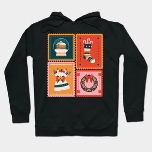 Christmas stamps 3 Hoodie